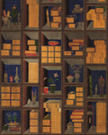 KOREAN LIBRARY WALLPAPER