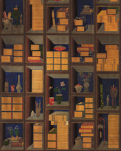 Load image into Gallery viewer, KOREAN LIBRARY WALLPAPER