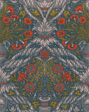 Load image into Gallery viewer, FLORAL ORNAMENT WALLPAPER