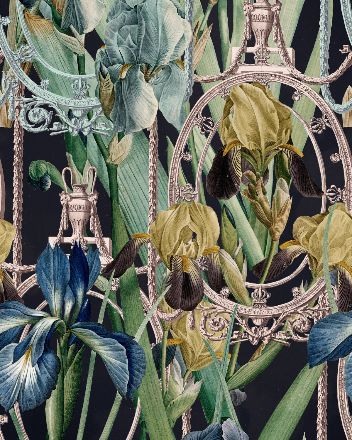 FLEURS D'IRIS WALLPAPER