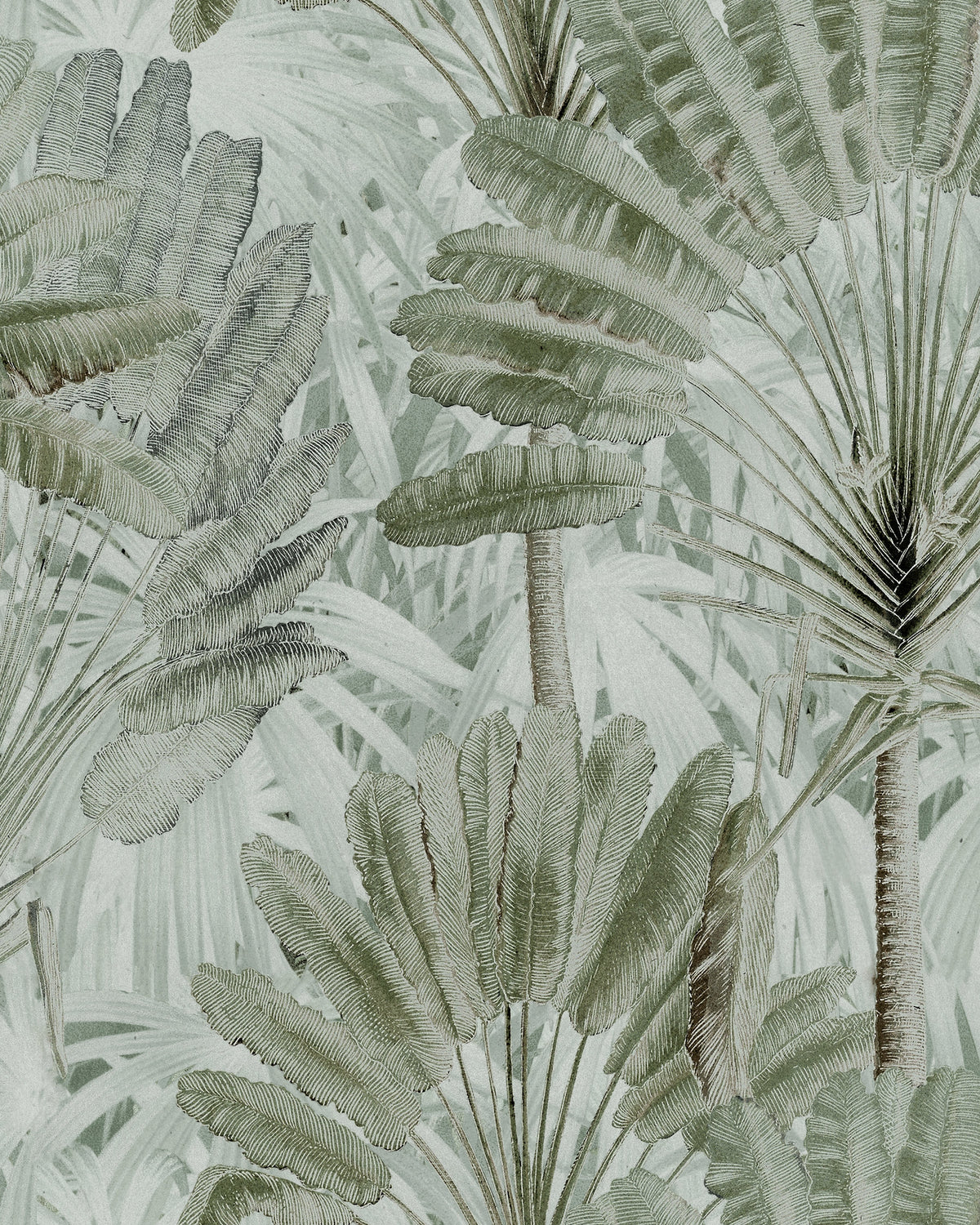 TRAVELLER'S PALM WALLPAPER