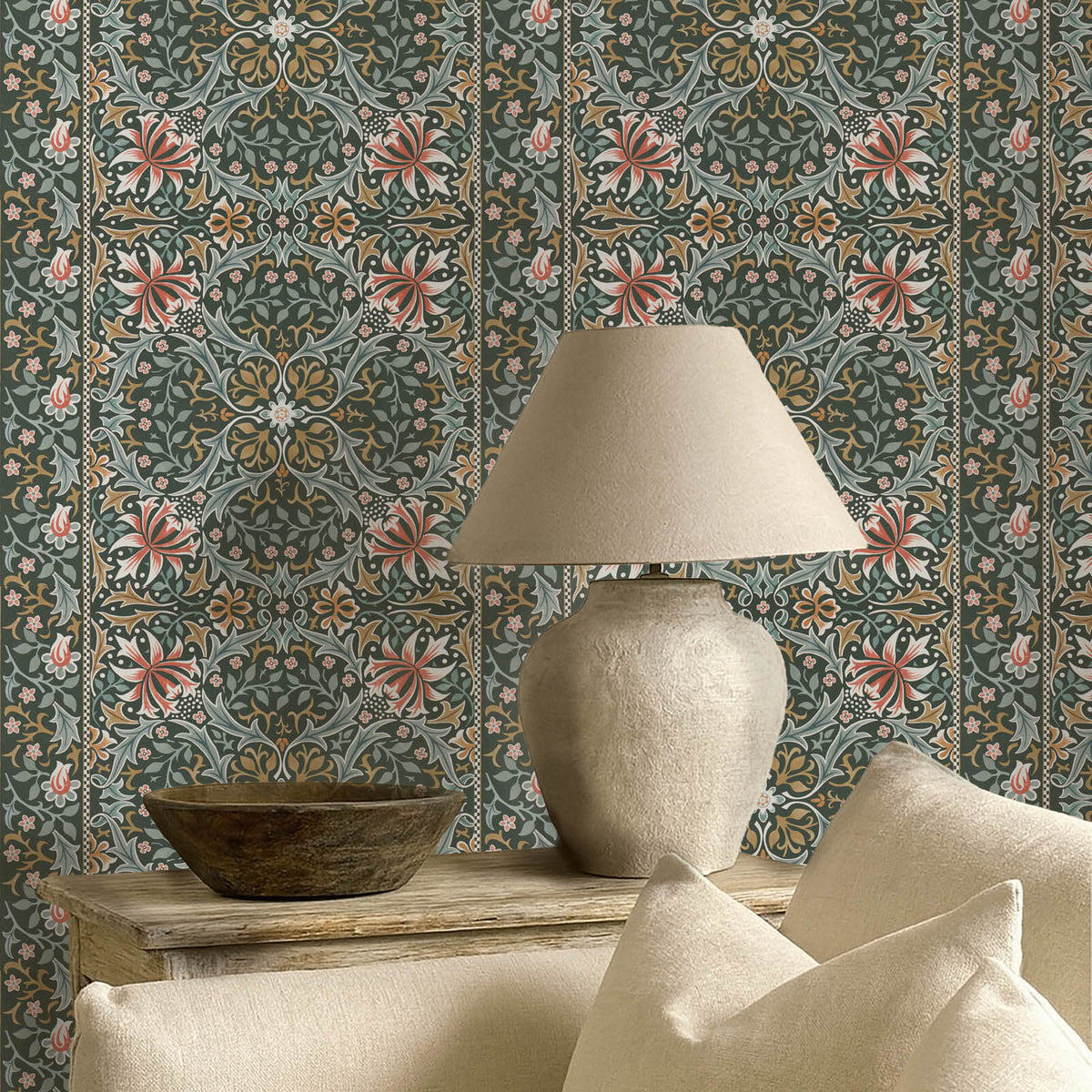 Walthamstow in Forest/Teal by Morris & Co.