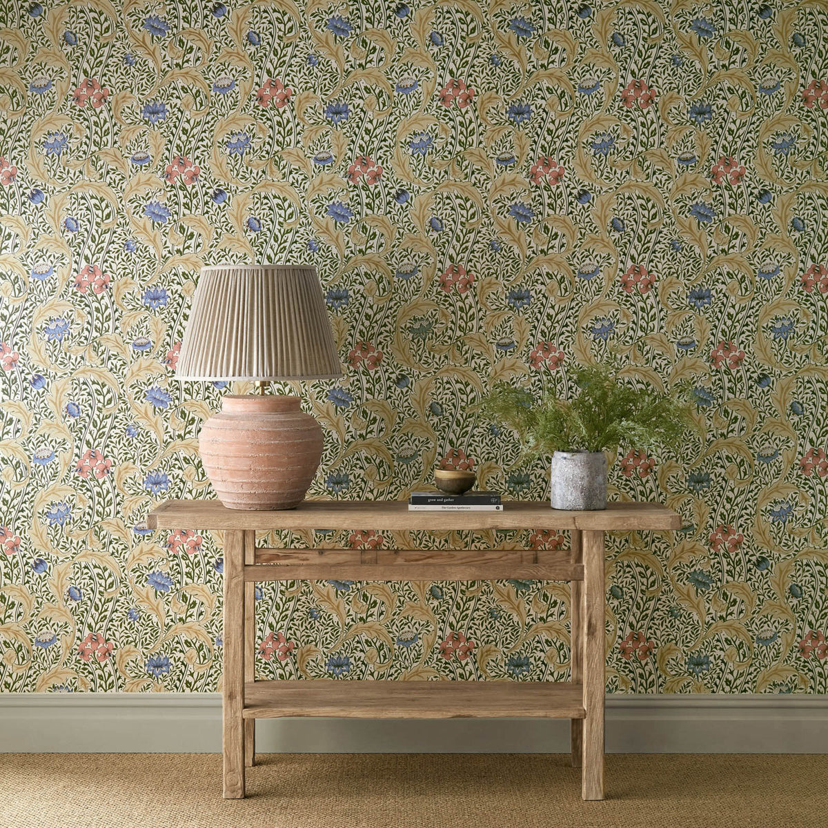 Wild Tulip & Vine in Multi by Morris & Co.