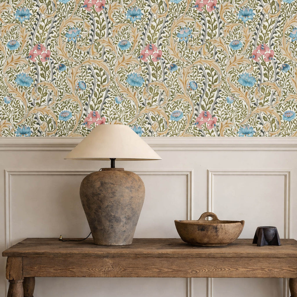 Wild Tulip & Vine in Multi by Morris & Co.