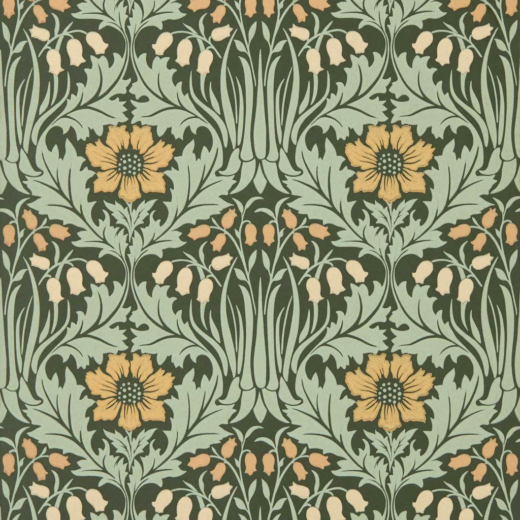 Woodbell & Anemone in Bayleaf/Manilla by Morris & Co.