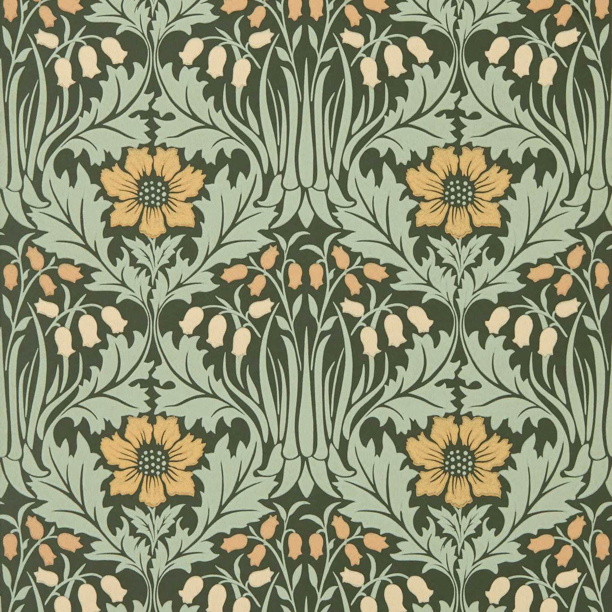 Woodbell & Anemone in Bayleaf/Manilla by Morris & Co.