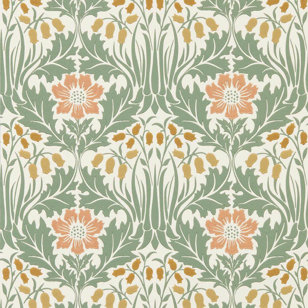 Woodbell & Anemone in Rose/Sage by Morris & Co.