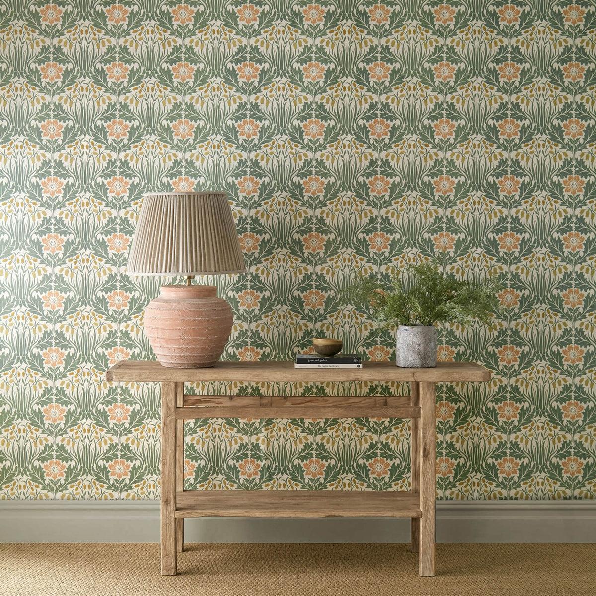 Woodbell & Anemone in Rose/Sage by Morris & Co.