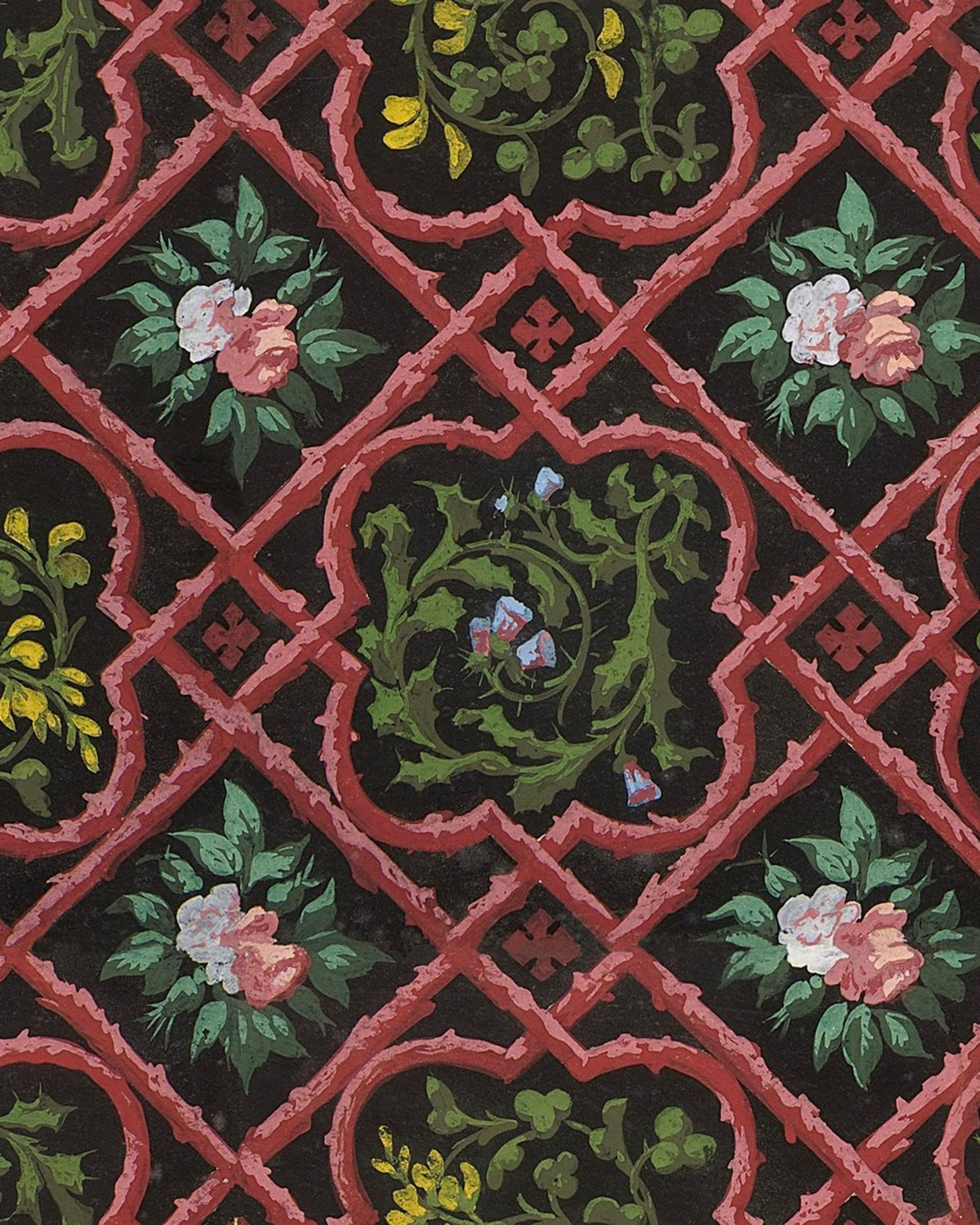 LATTICEWORK WALLPAPER