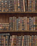 BOOK SHELVES WALLPAPER