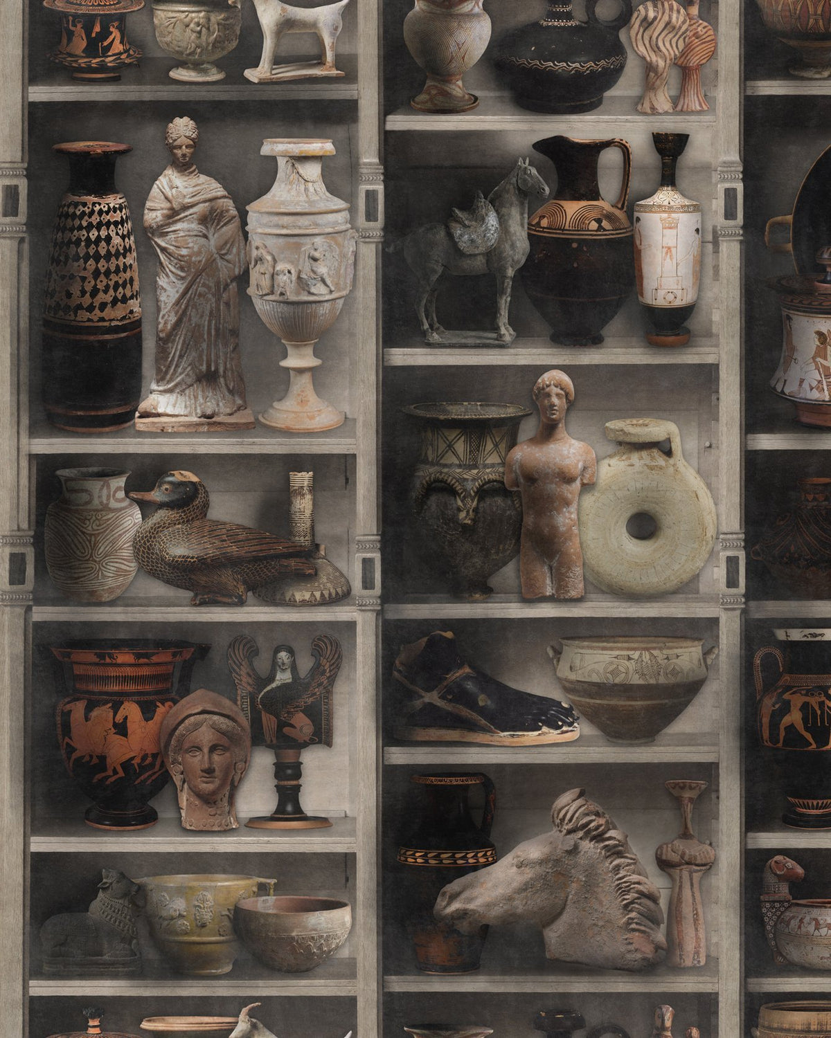 GREEK POTTERY WALLPAPER