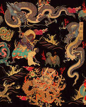 Load image into Gallery viewer, DRAGONS OF TIBET WALLPAPER