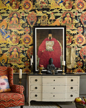 Load image into Gallery viewer, TIBETAN TAPESTRY METALLIC EDITION WALLPAPER