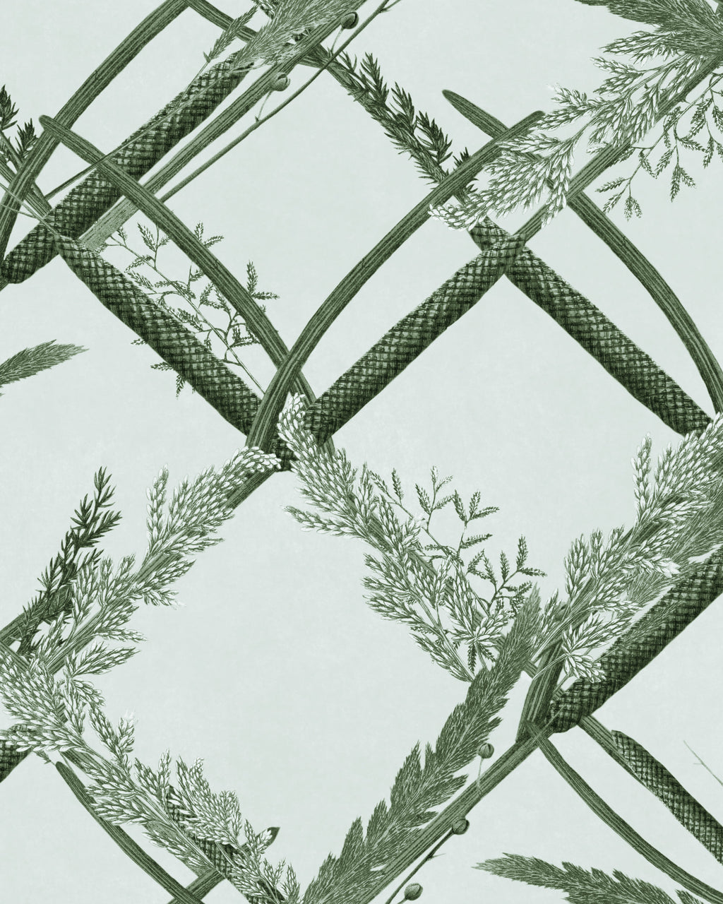 ORNAMENTAL REED WALLPAPER