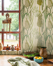 Load image into Gallery viewer, RIVERSIDE FLORA WALLPAPER