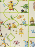 Les singes savants wallpaper in Beige