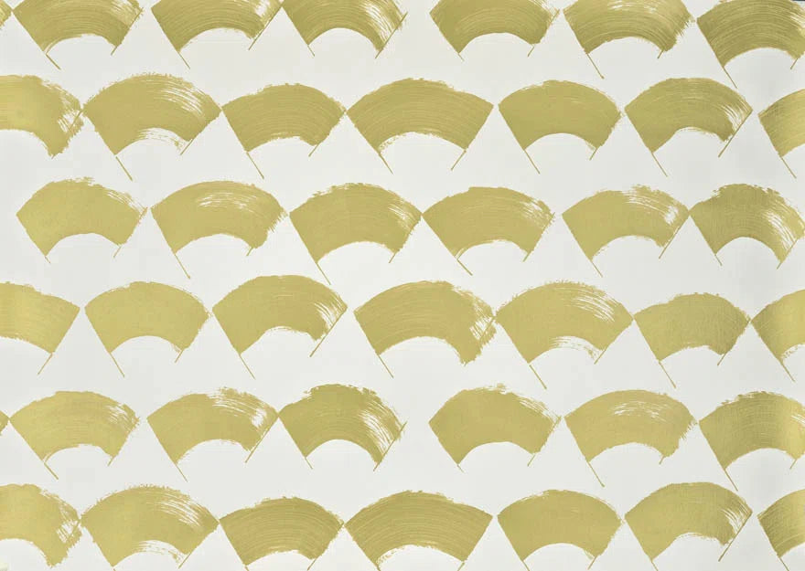 Les eventails wallpaper in Or