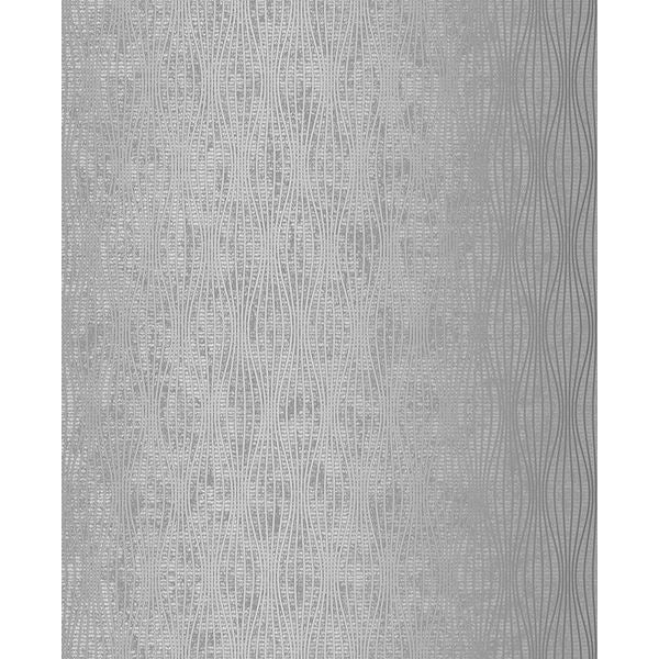 2704-23027 Kalix Silver Wave Wallpaper