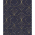 Halcyon Plum Geometric Wallpaper