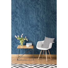 Load image into Gallery viewer, Bentham Blue Plywood Wallpaper