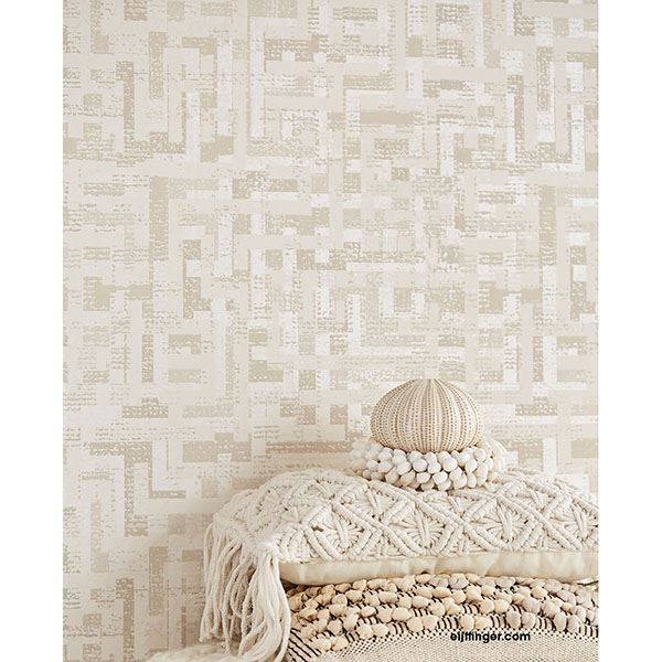 Geometric Champagne Tebessa Wallpaper
