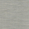 Bay Ridge Grey Faux Grasscloth Wallpaper