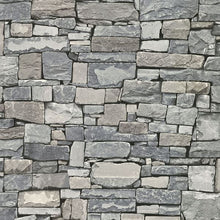 Load image into Gallery viewer, Wrangell Stacked Slate Wallpaper