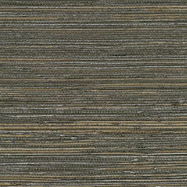 Shandong Chocolate Grasscloth Wallpaper