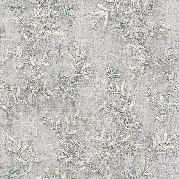Dahlia Taupe Trail Wallpaper