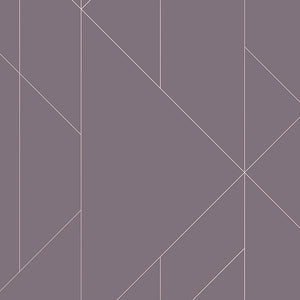 Torpa Purple Geometric Wallpaper