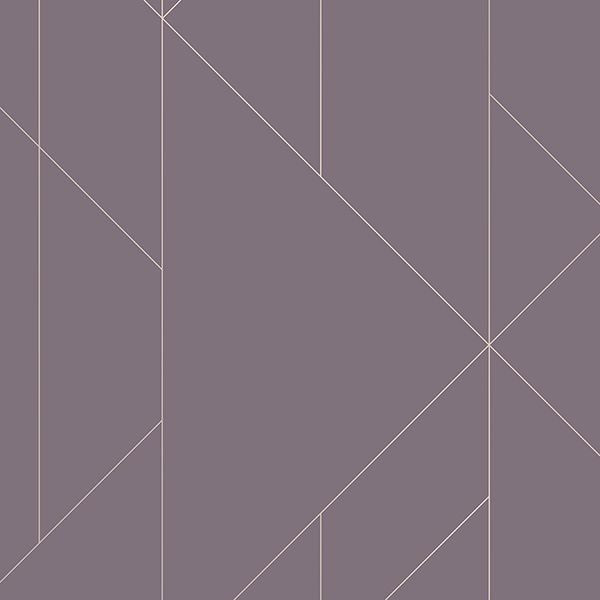 Torpa Purple Geometric Wallpaper