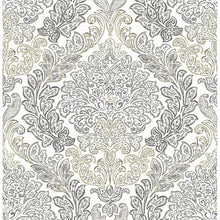 Load image into Gallery viewer, Fontaine Grey Damask