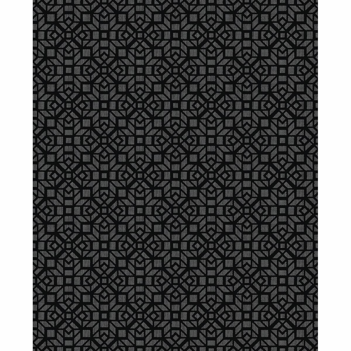 Element Black Mosaic Wallpaper