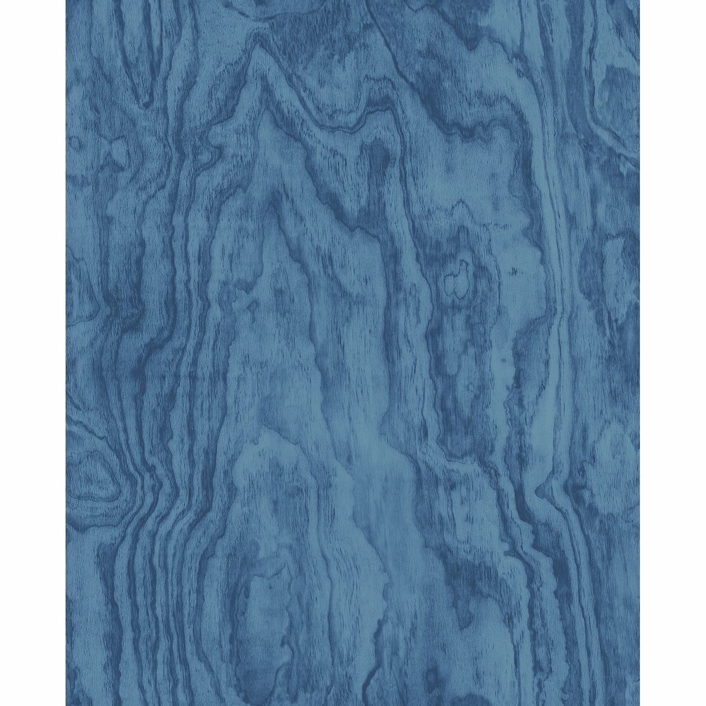 Bentham Blue Plywood Wallpaper