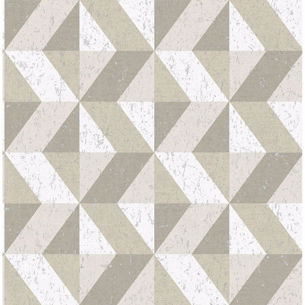 Cerium Concrete Geometric Wallpaper