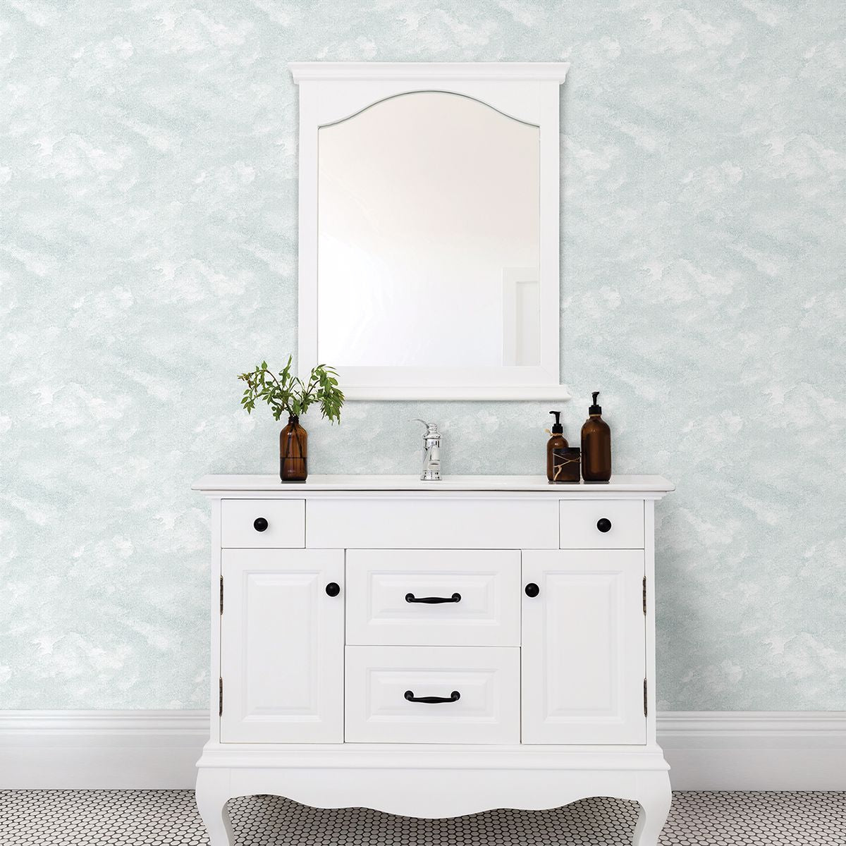 Bode Light Blue Cloud Wallpaper