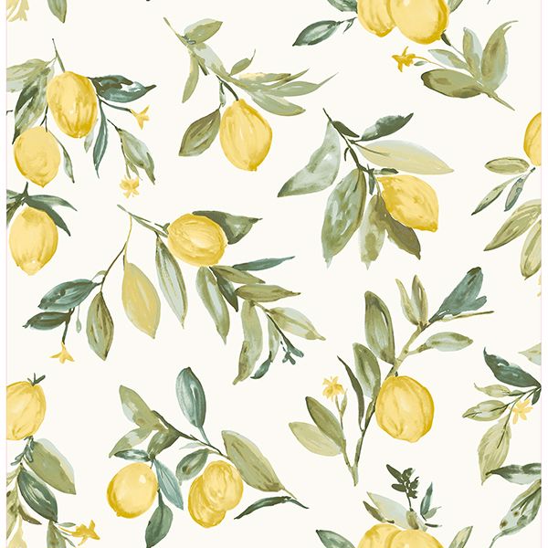 Limon Yellow Fruit Wallpaper