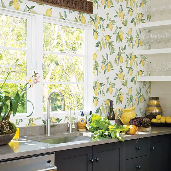 Limon Yellow Fruit Wallpaper