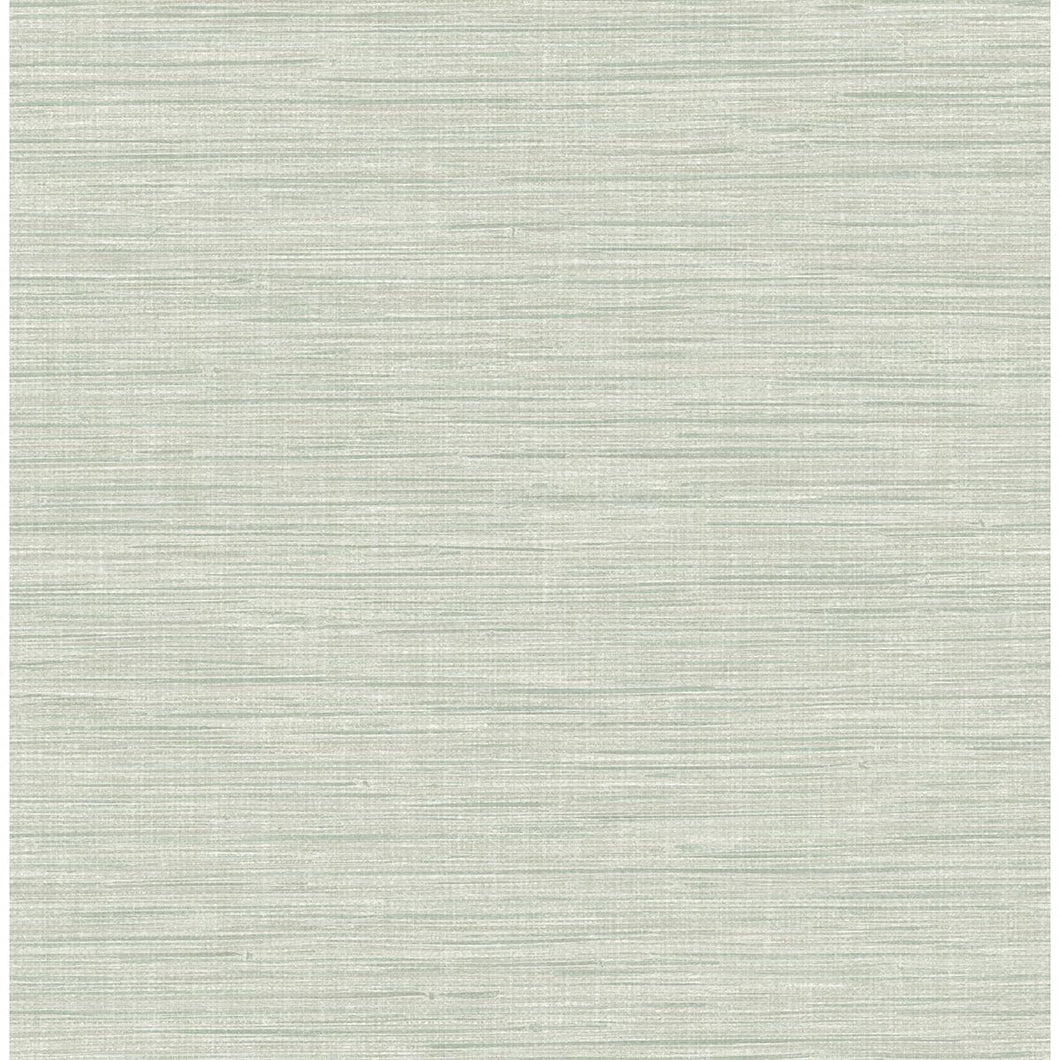 Exhale Teal Faux Grasscloth Wallpaper