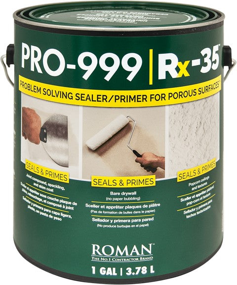 Roman Professional PRO-999 1G RX-35 Liquid Drywall Repair Primer & Sealer