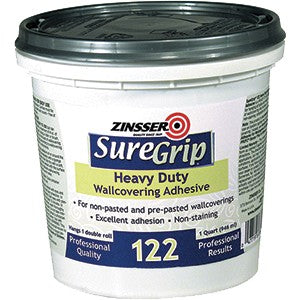Zinsser 69384 Qt Suregrip HD Clear Wallcovering Adhesive