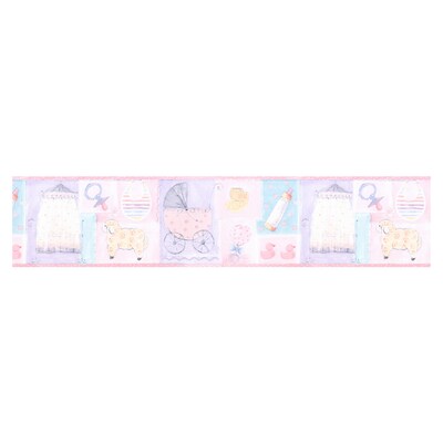LW79176 Nursery Wallpaper Border