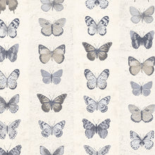 Load image into Gallery viewer, Jewel Butterflies Stripe Wallpaper