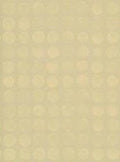 TE29347. Putty bg.w/1” light gold dots