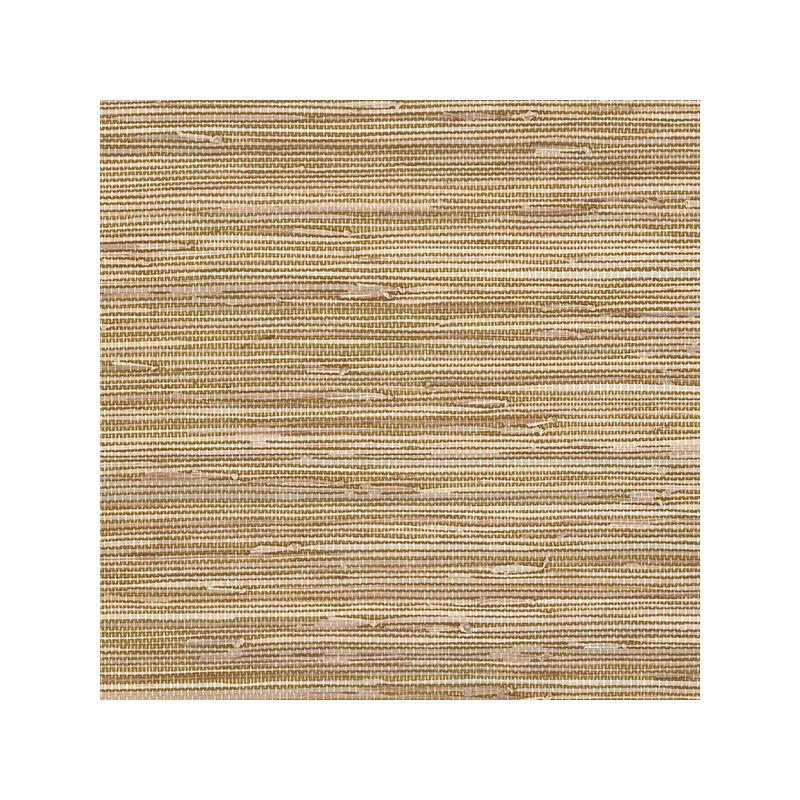 CREAM, BROWN, GREEN FAUX GRASSCLOTH
