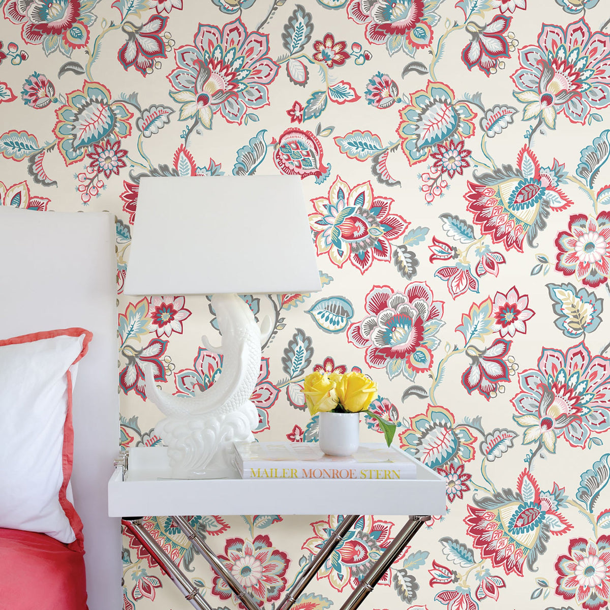 Corona Jacobean Wallpaper