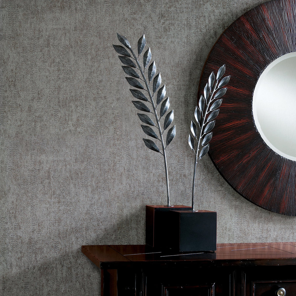 Luster Distressed Texture Wallpaper