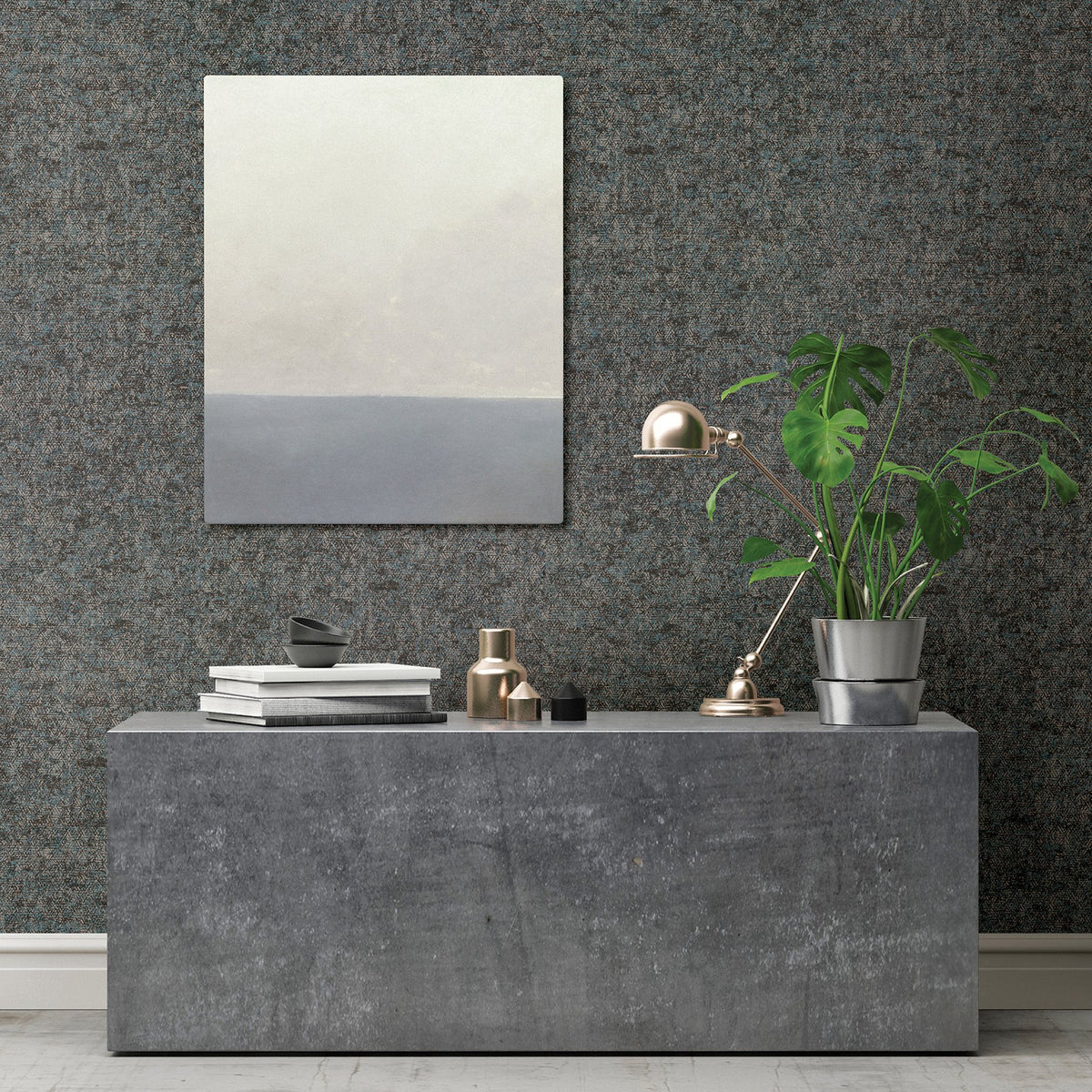 Cosmic Geometric Wallpaper