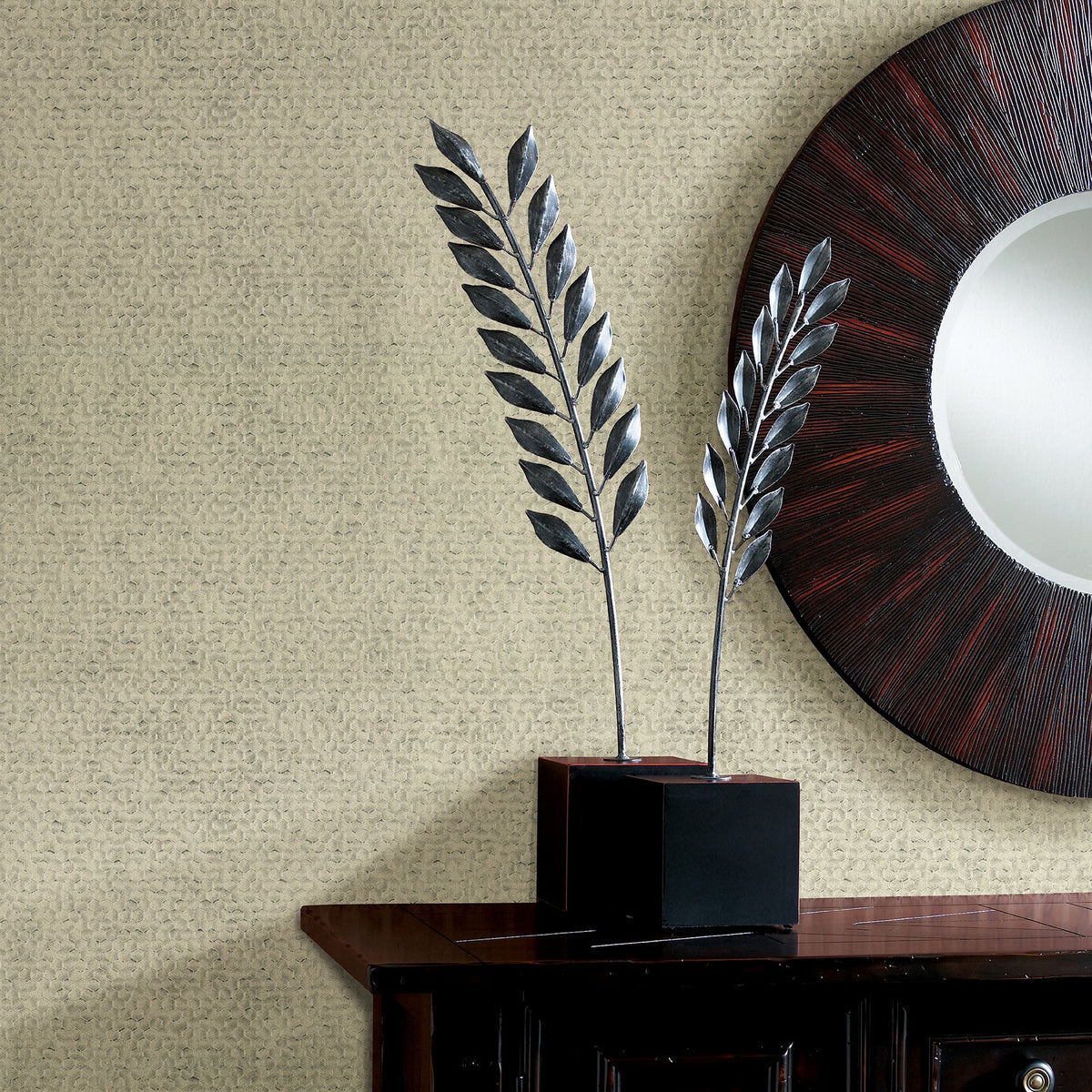 Carbon Honeycomb Geometric Wallpaper