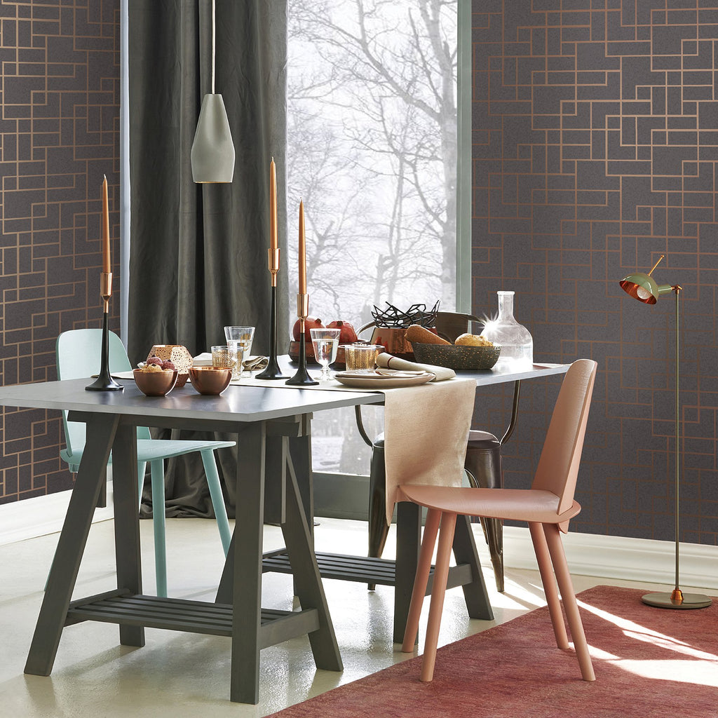 Mason Geometric Wallpaper